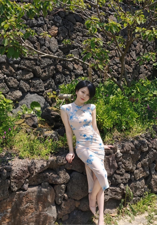 旗袍美女情人般的感受 2